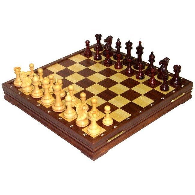 Шахматы классические стандартные деревянные утяжеленные - RTC-9729