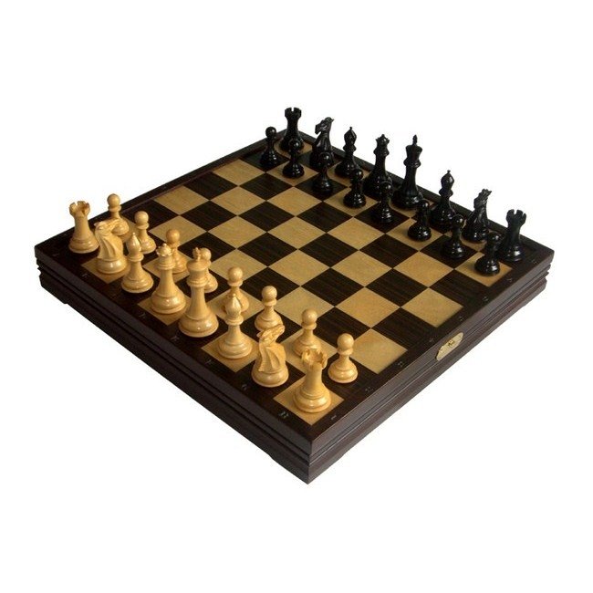 Шахматы классические большие деревянные утяжеленные - RTC-7801