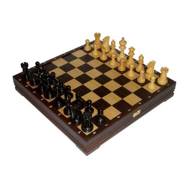 Шахматы классические стандартные деревянные утяжеленные - RTC-7850