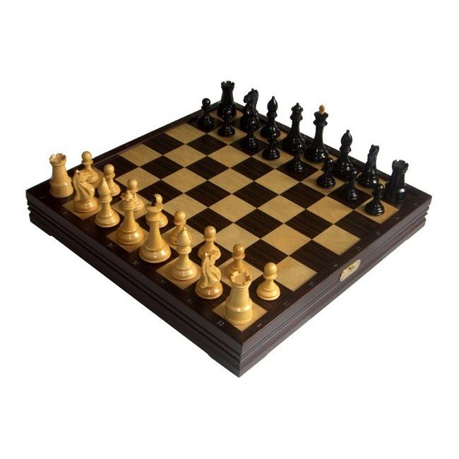 Шахматы классические большие деревянные утяжеленные - RTC-7808