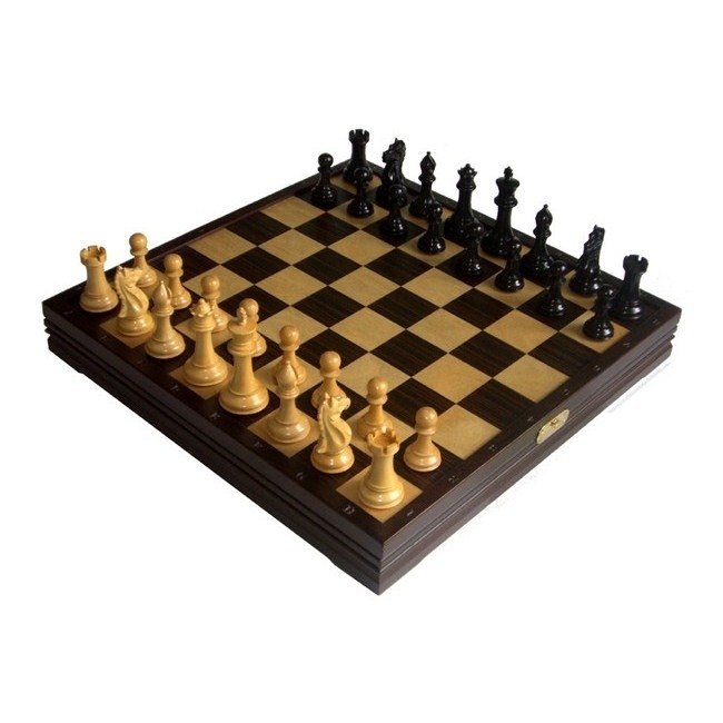 Шахматы классические большие деревянные утяжеленные - RTC-7802