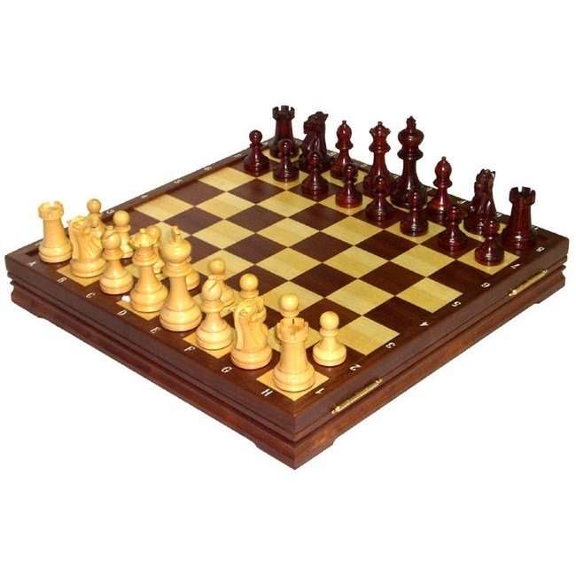 Шахматы классические стандартные деревянные утяжеленные - RTC-9850